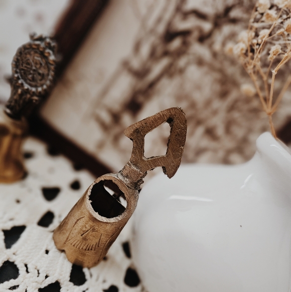 Vintage Single Brass Sarna Bell from India - Picture 2 of 9